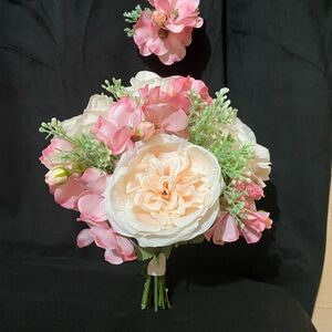 Pink and Cream Floral Bouquet